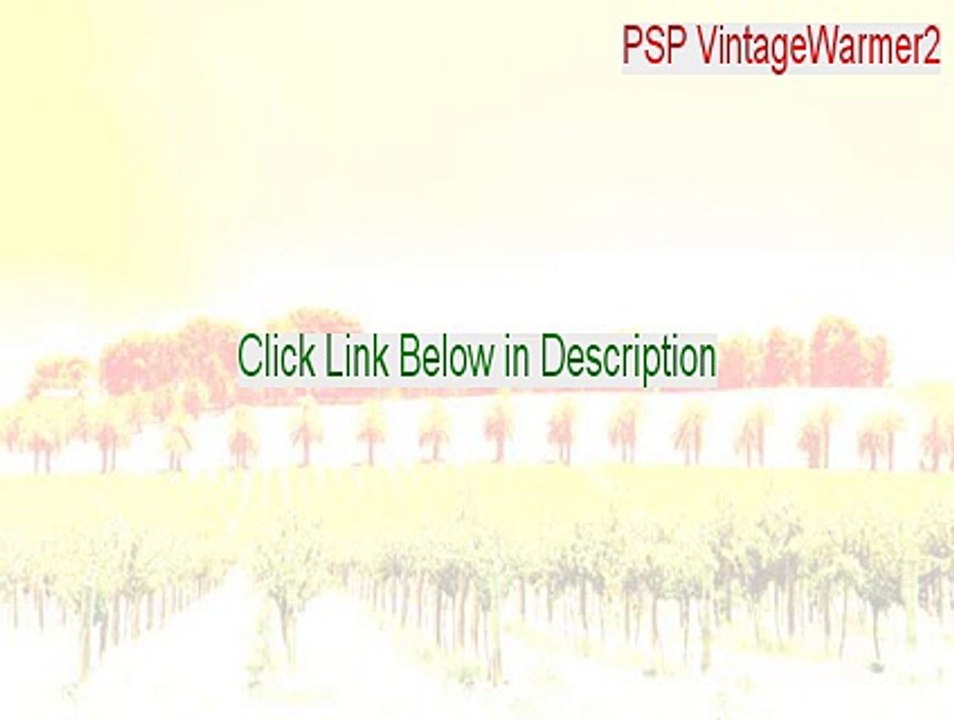 PSP VintageWarmer2 (64-bit) Download Free - Legit Download [2015]