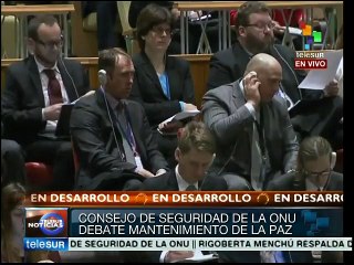 Afirma Delcy Rodríguez ante ONU que Venezuela apuesta por la paz