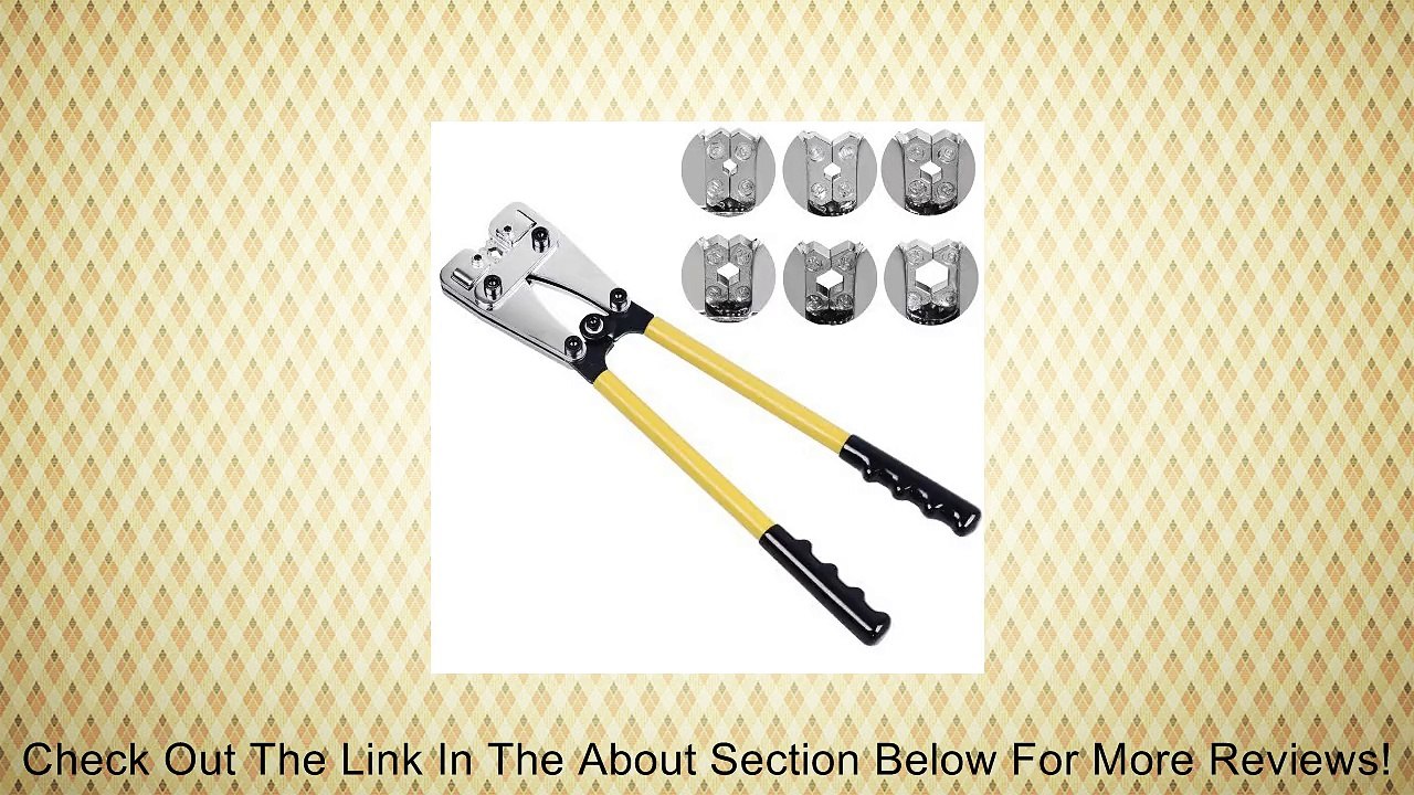 Professional Light Weight Heavy Duty Mechanical Rotating Wire Terminal Cable Lug Crimper Review