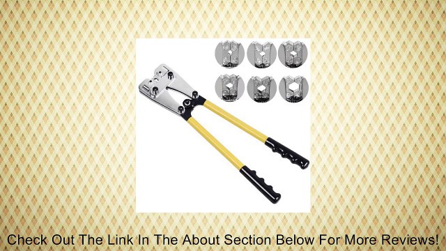 Professional Light Weight Heavy Duty Mechanical Rotating Wire Terminal Cable Lug Crimper Review