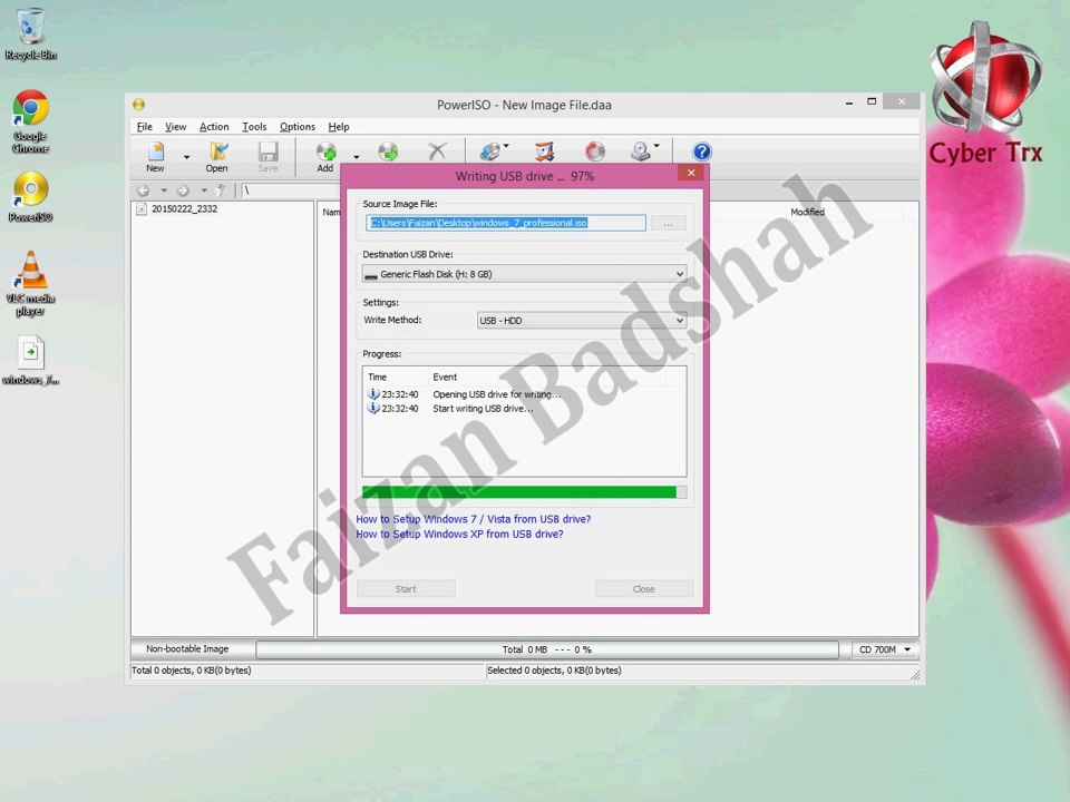 Create Bootable Windows/Linux USB using Power ISO