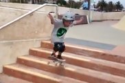 Very young kid skating like a pro !