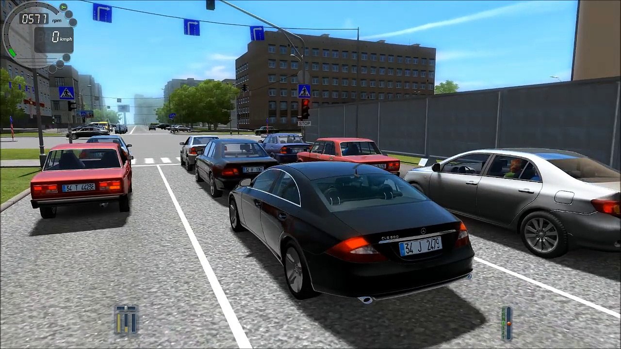 City Car Driving 1.4.0 Mercedes-Benz CLS 500 Logitech G27