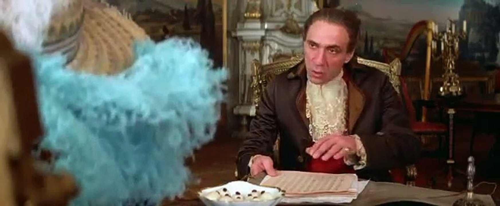 Scene in "Amadeus" (1984)