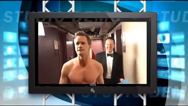 Oscars 2015 - Neil Patrick Harris arrive nu sur scène