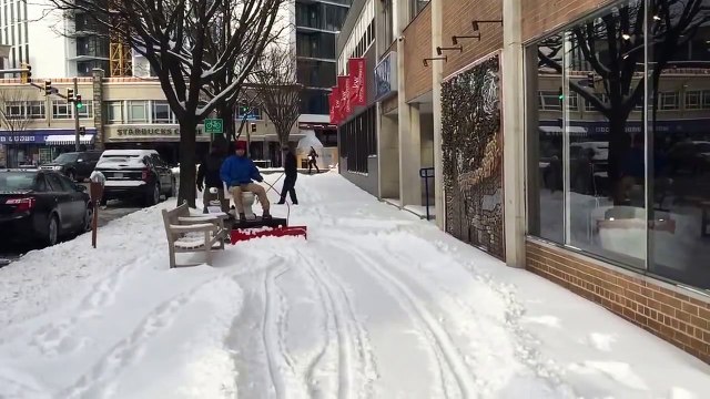 Toilettes chasse-neige