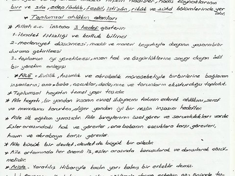 İLH2006 07.Ünite ErolBalcı - HADİS Ders Notları Toplumsal Ahlakın İnşasında Sünnetin Yeri