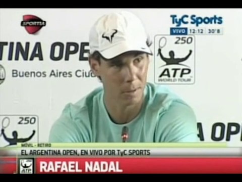 Rafael Nadal's pre-tournament press conference at Argentina Open 2015