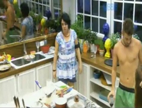 Mariza conversa com Tamires e Rafael sobre o fato de Luan comer nuggets escondido - 23.02.2015