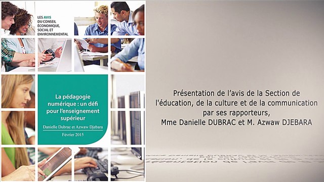 La pédagogie numérique : un défi pour l'enseignement supérieur - cese