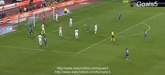 Marek Hamsik Goal Napoli 2 - 0 Sassuolo Serie A 23-2-2015