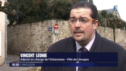 Effondrement rue de la Cathédrale à Limoges : Reportage de France 3