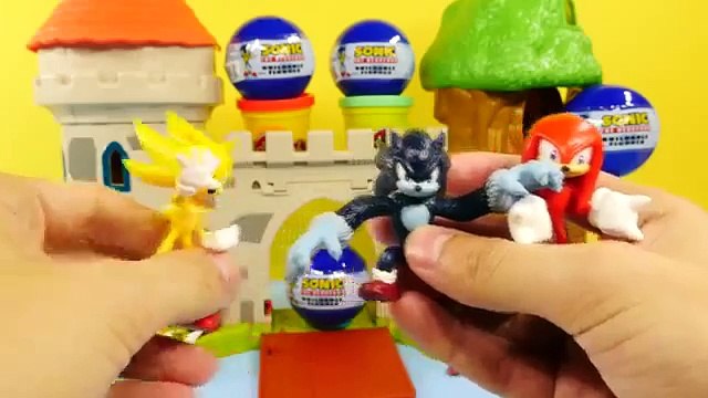 Play Doh Sonic The HedgeHog Surprise Eggs Peppa Pig Flying Olaf Disney Frozen by DCTC