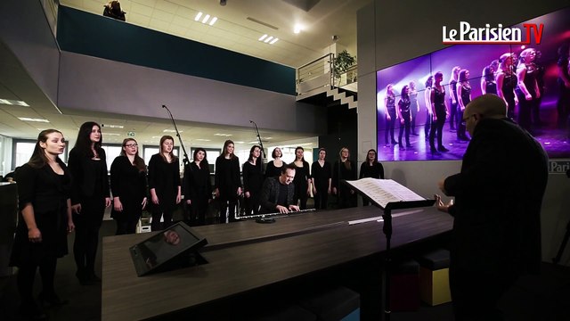 La chorale Scala chante Creep en live au Parisien