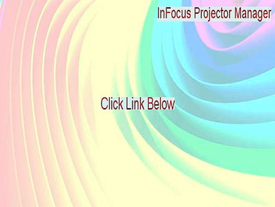 InFocus Projector Manager (2.0.0.2) Keygen - Free Download (2015)