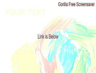 Gorilla Free Screensaver Download (Legit Download)
