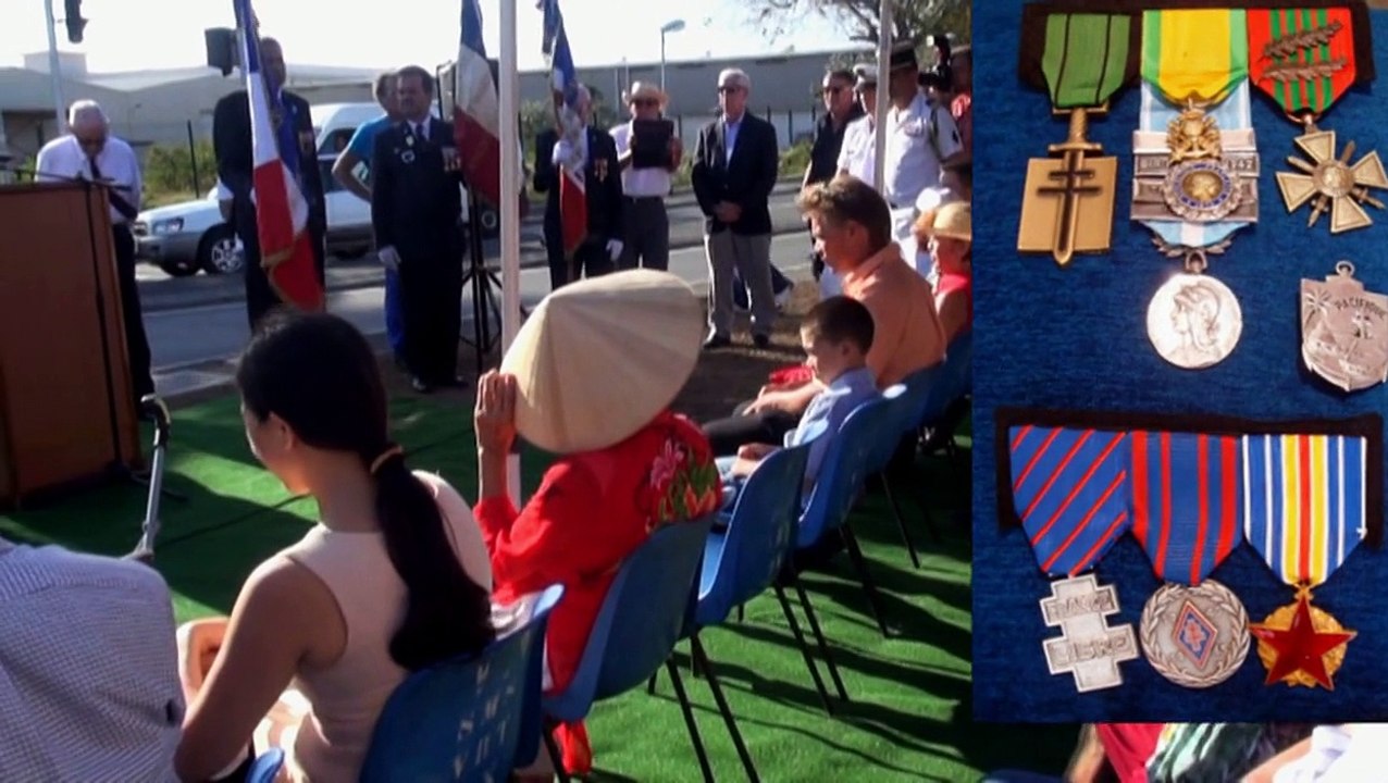 Nouméa -Inauguration de la rue Jean TRANAPE, Héros de Bir-Hakeim, le 20 novembre 2014