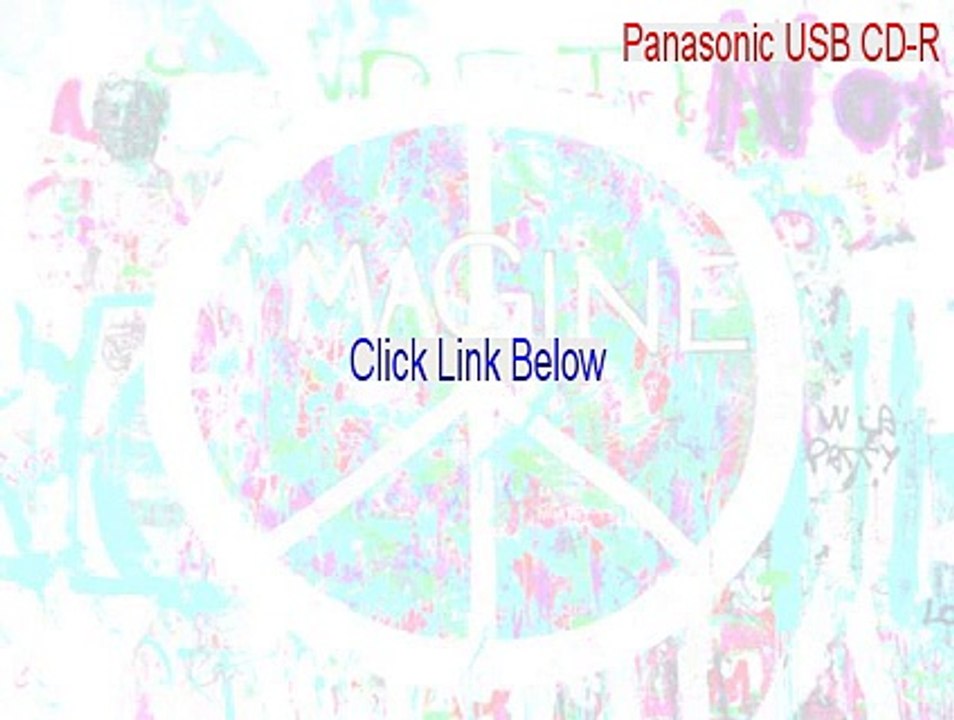 Panasonic USB CD-R/RW Drive Key Gen - Free Download