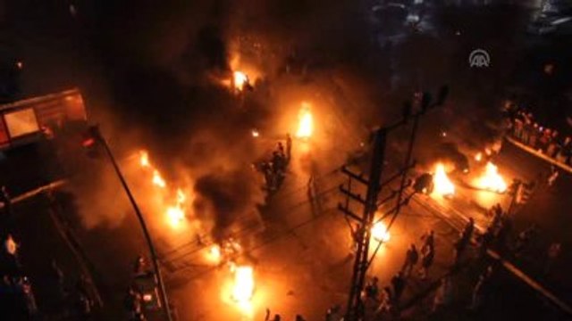 Elektrik Kesintisini Protesto Eyleminde Gerginlik