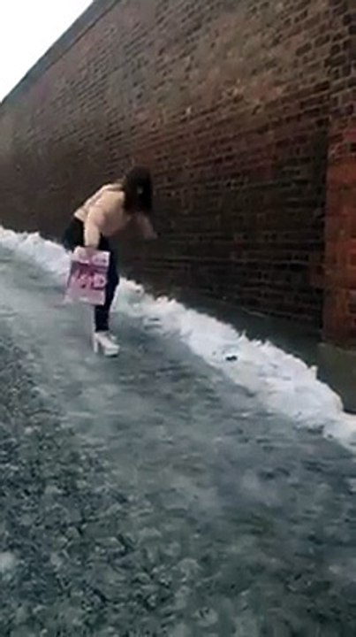 Ice Walk Funny Clip Watch