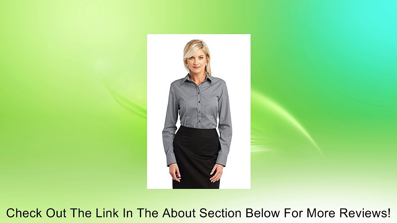 Red House Women's Mini Check Non Iron Button Down Shirt Review