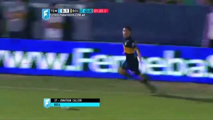 Lob magnifique de Jonathan Calleri (Temperley vs. Boca Juniors)