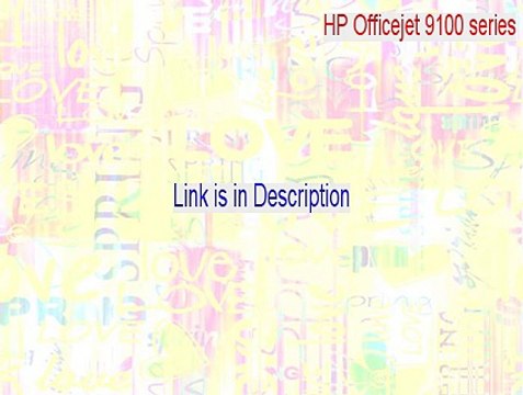 HP Officejet 9100 series (DOT4USB) Cracked (hp officejet 9100 series driver)