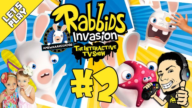 Let's Play Rabbids Invasion Interactive Tv Show Game Episode #2 Playthrough & Walkthrough