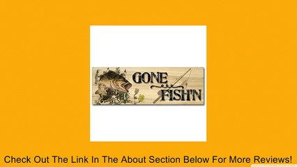 WGI-GALLERY 248 Gone Fish 'N Bass Wooden Wall Art Review