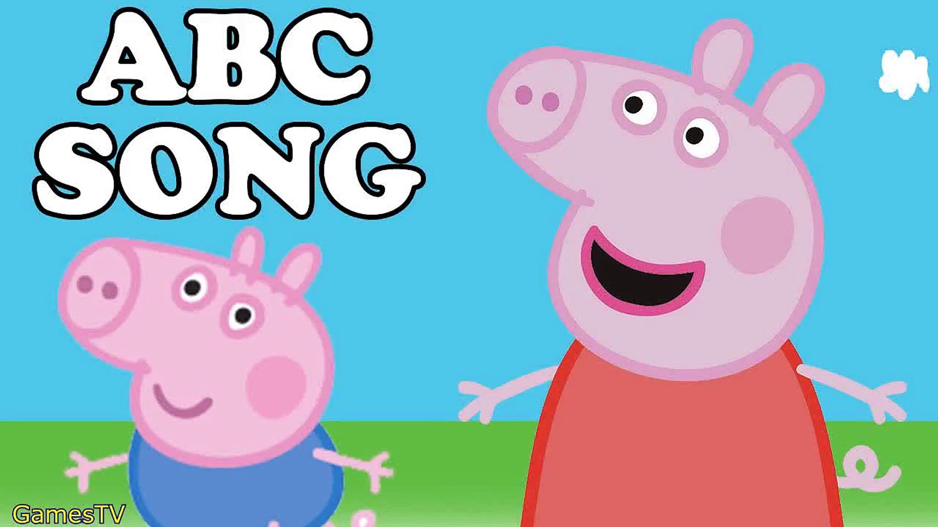 ABC SONG Peppa Pig Peppa Pig Cartoon Alphabet Kids Learning Songs