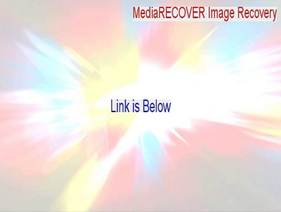 MediaRECOVER Image Recovery Keygen (Download Now 2015)