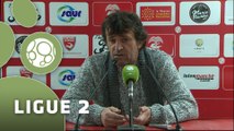 Conférence de presse Nîmes Olympique - FC Sochaux-Montbéliard (2-1) : José  PASQUALETTI (NIMES) - Olivier ECHOUAFNI (FCSM) - 2014/2015
