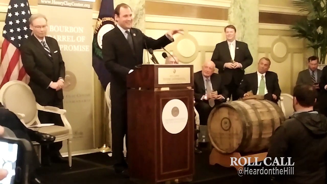 Kentucky Republican Celebrates 'Bourbon Barrel of Compromise'