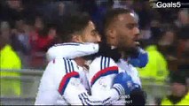 Lacazette A Goal Lyon 1 - 0 Nantes Ligue 1 22-2-2015