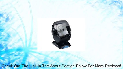 Rolodex Rotary File w Cover,500-Card Capacity,Cards 2-1/4"X4",Black Review