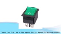 SODIAL(R) Green Light 4 Pin DPST ON/OFF Snap in Boat Rocker Switch 16A/250V 15A/125V AC Review