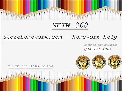 NETW 360 Lab Week 3