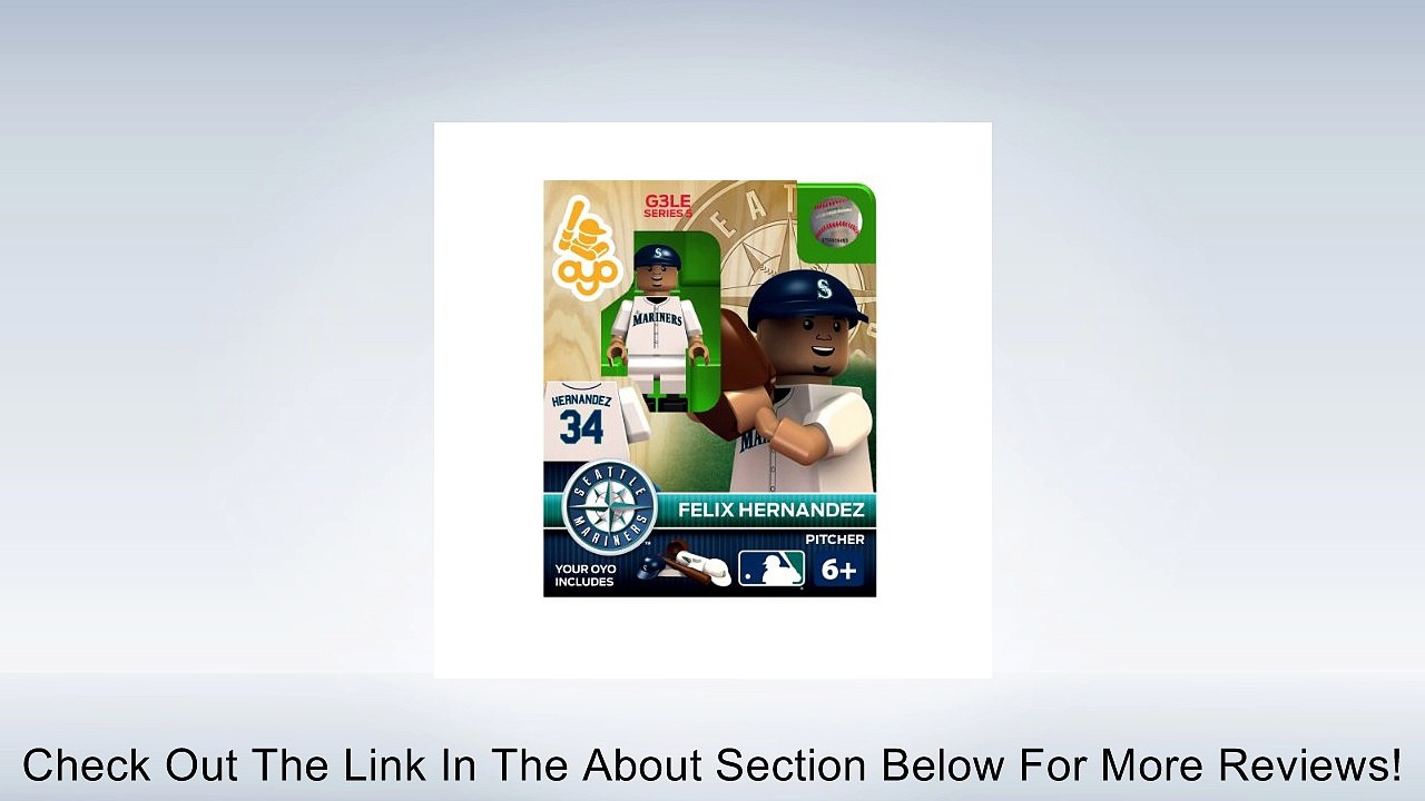 MLB Seattle Mariners Felix Hernandez Generation 3 Toy Figure Review