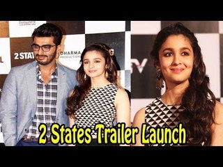 "2 State" Movie Trailer Launch | Arjun Kapoor & Alia Bhatt