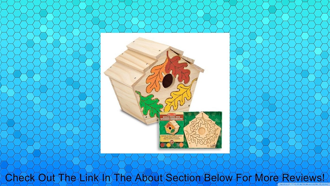 melissa and doug birdhouse kit