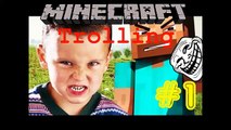 Minecraft Trolling #1 | 7 YEAR OLD USING CRAPPY VOICE CHANGER!