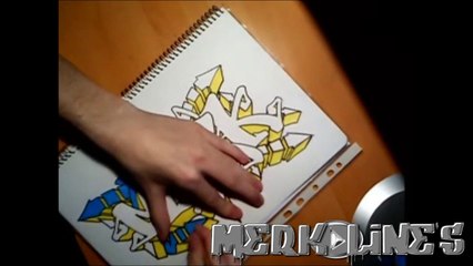 Graffiti on Paper "Merk"