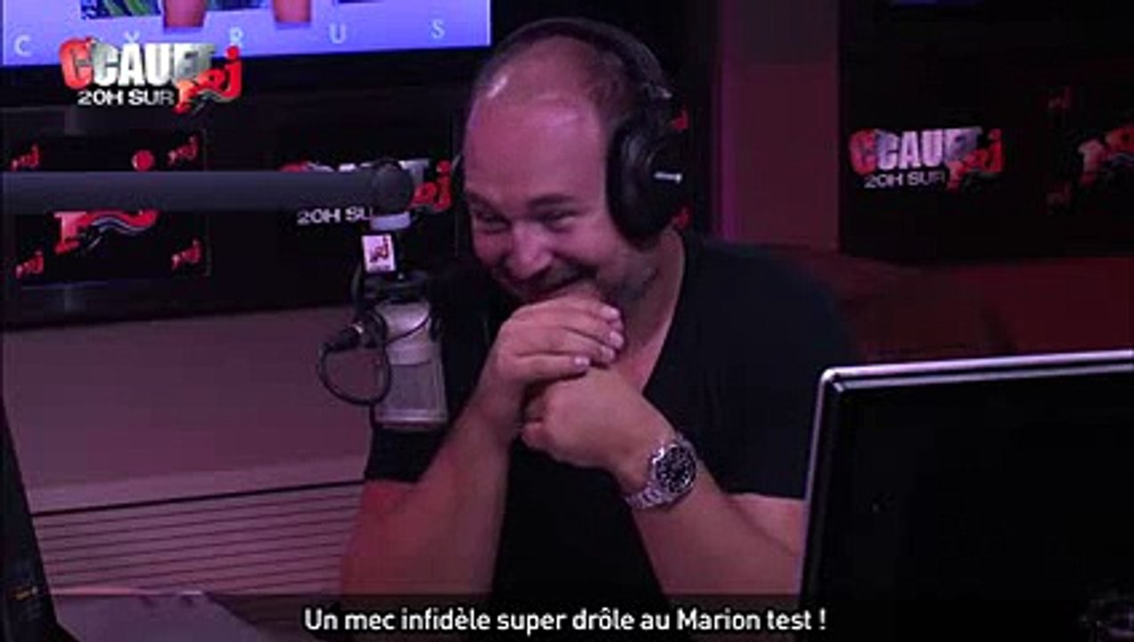 Un mec infidèle super drôle au Marion test ! - C'Cauet sur NRJ