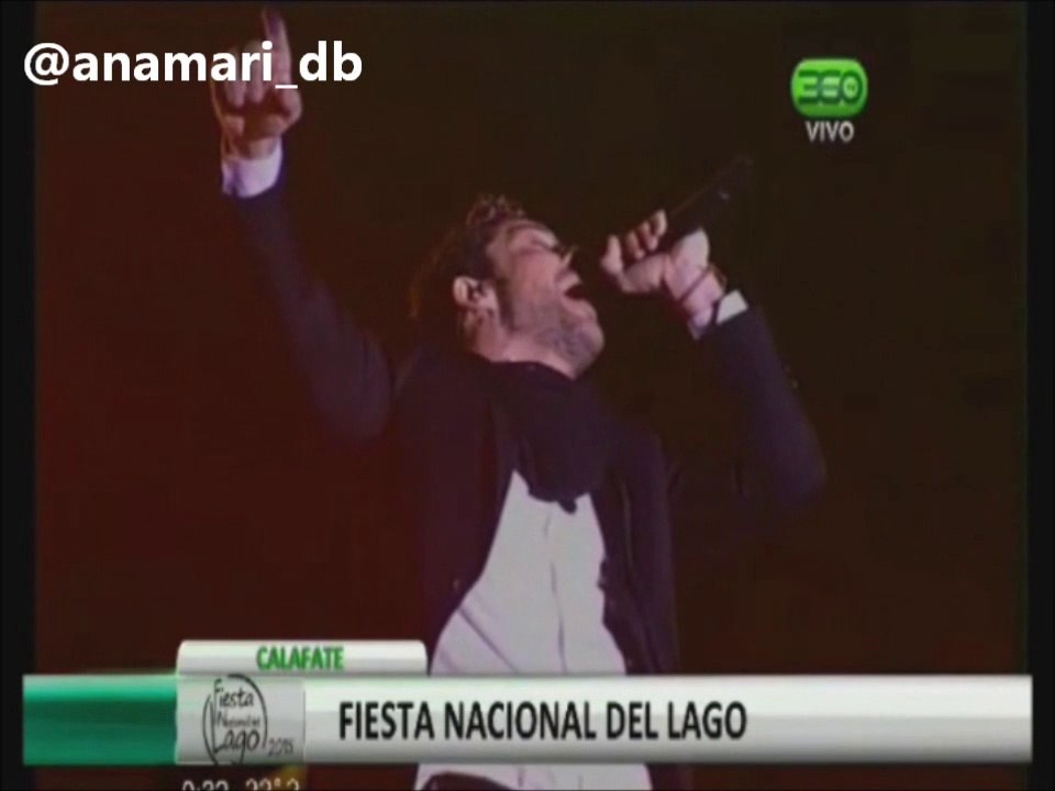 David Bisbal en Calafate (Hoy) (21-2-15)