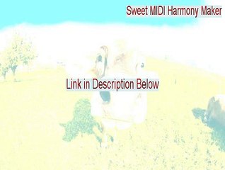 Sweet MIDI Harmony Maker Serial (sweet midi harmony maker v2.01 2015)