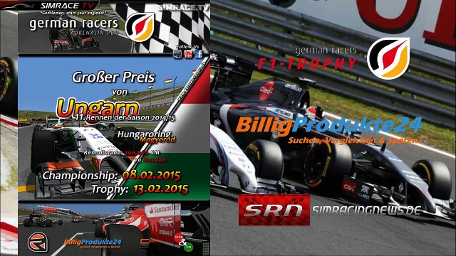F1 Trophy 2014-15 - 11. Rennen in Ungarn