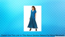 Roamans Women's Plus Size A Line Crinkle Maxi Dress Review