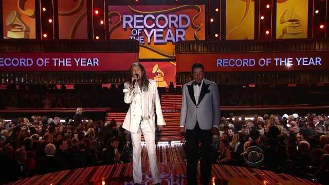 Smokey Robinson + Steven Tyler - You Really Got a Hold On Me + Dude (Looks Like A Lady) Acapella - Live 56th Grammy Awards - 2014 720p