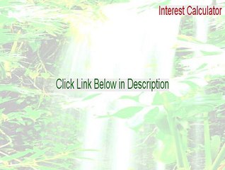 Interest Calculator Free Download [Instant Download 2015]
