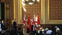 Prime Minister David Cameron and Premier Li Keqiang joint press conference